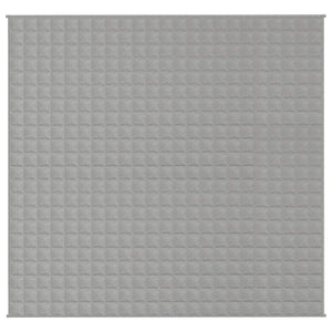 Tyngdtäcke grå 220x235 cm 15 kg tyg