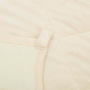 Tyngdtäcke gräddvit 120x180 cm 9 kg tyg