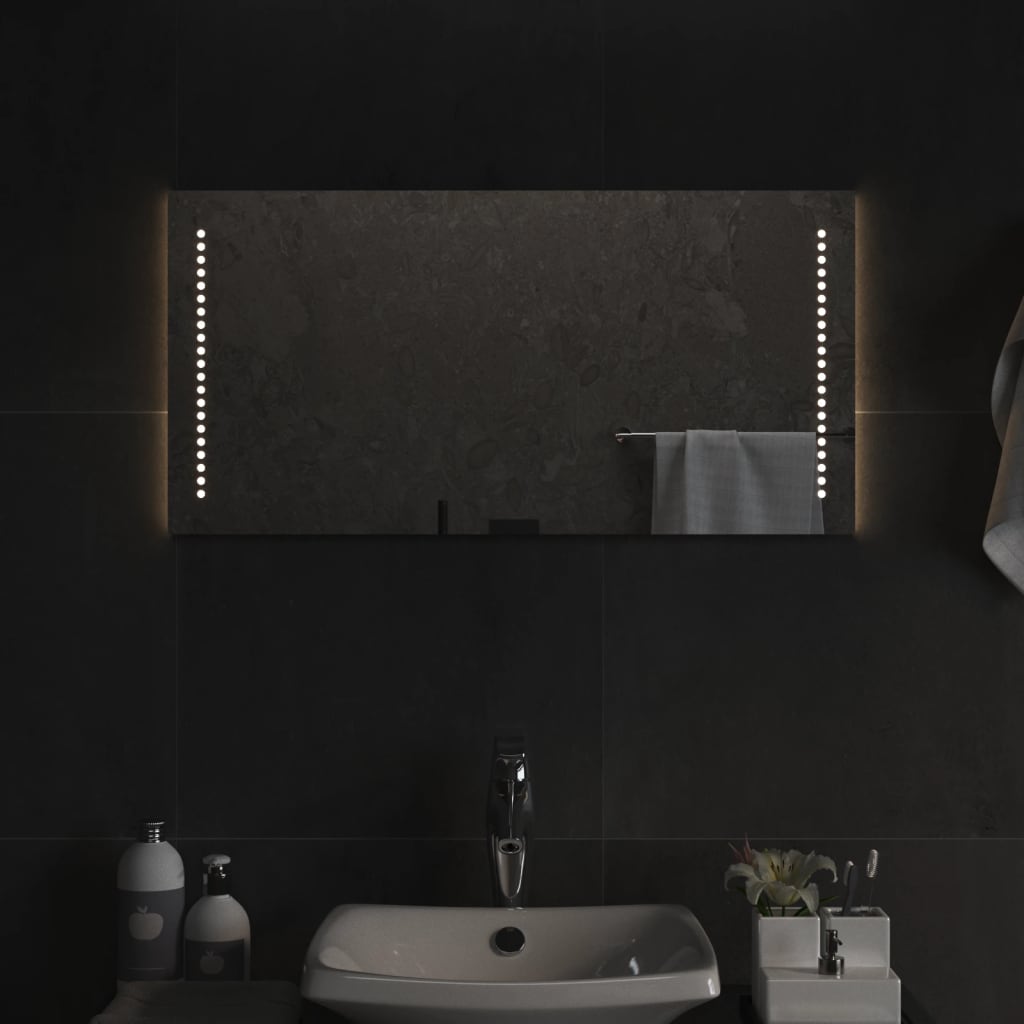 Badrumsspegel LED 40x80 cm