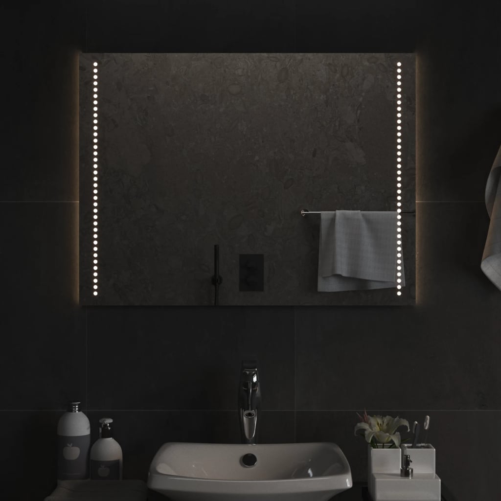 Badrumsspegel LED 60x80 cm