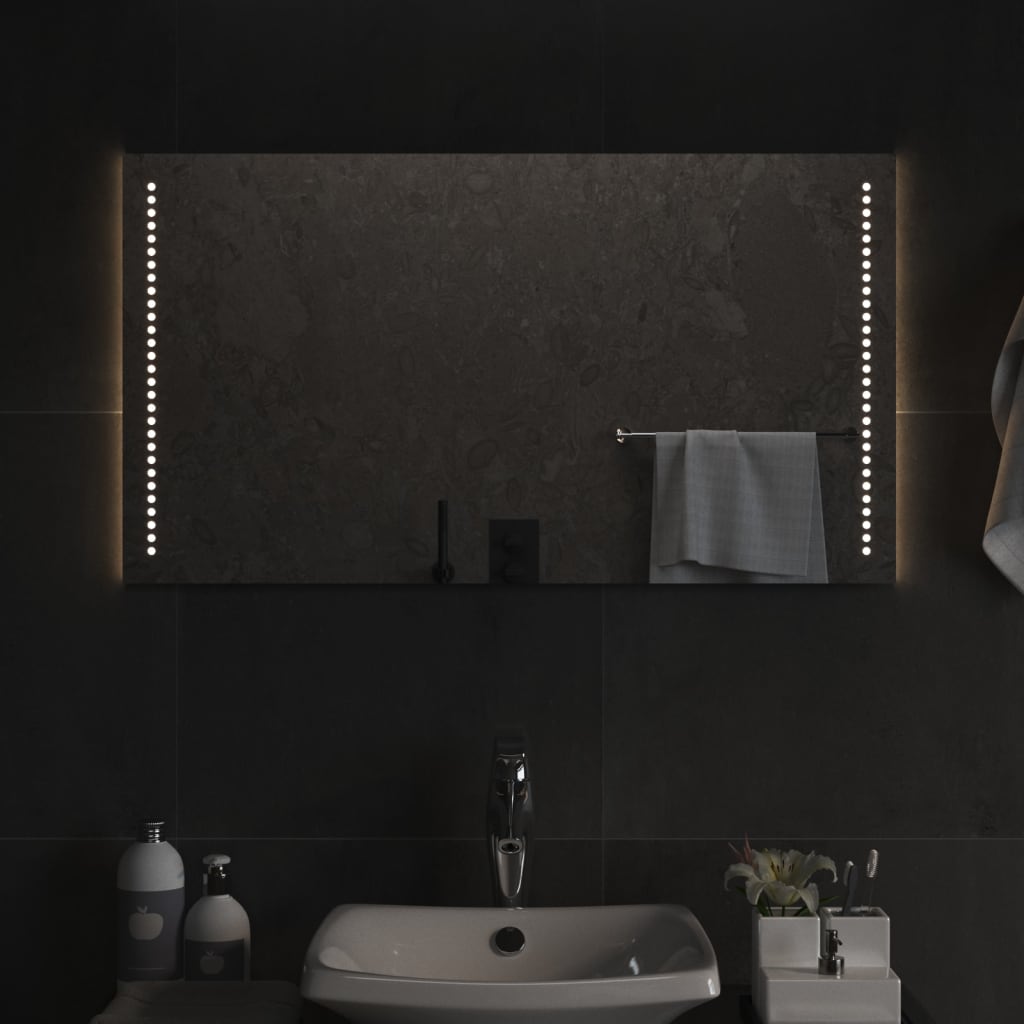 Badrumsspegel LED 50x90 cm