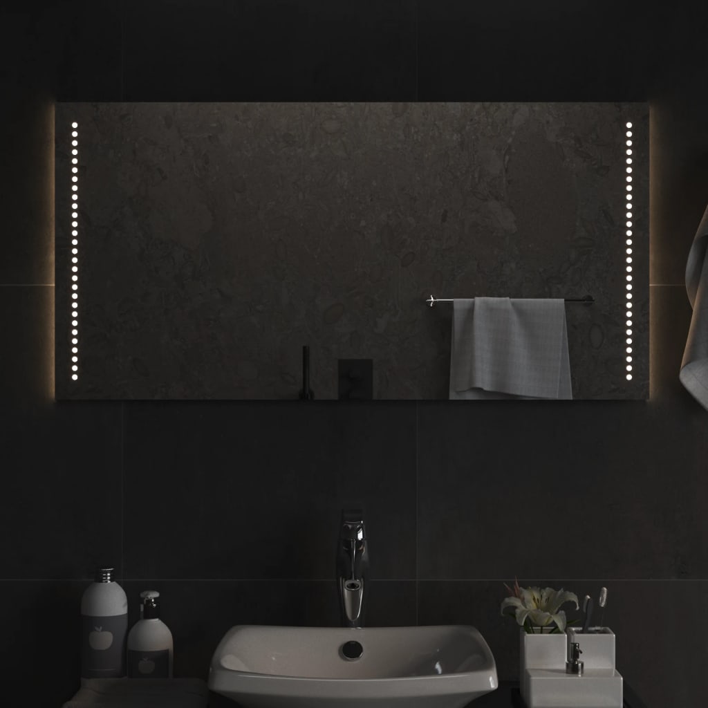 Badrumsspegel LED 50x100 cm