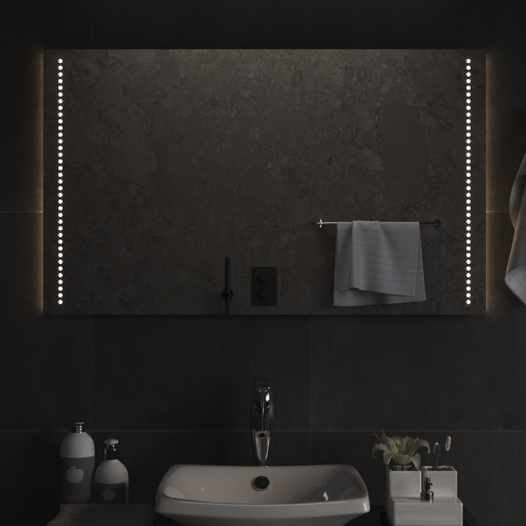 Badrumsspegel LED 60x100 cm