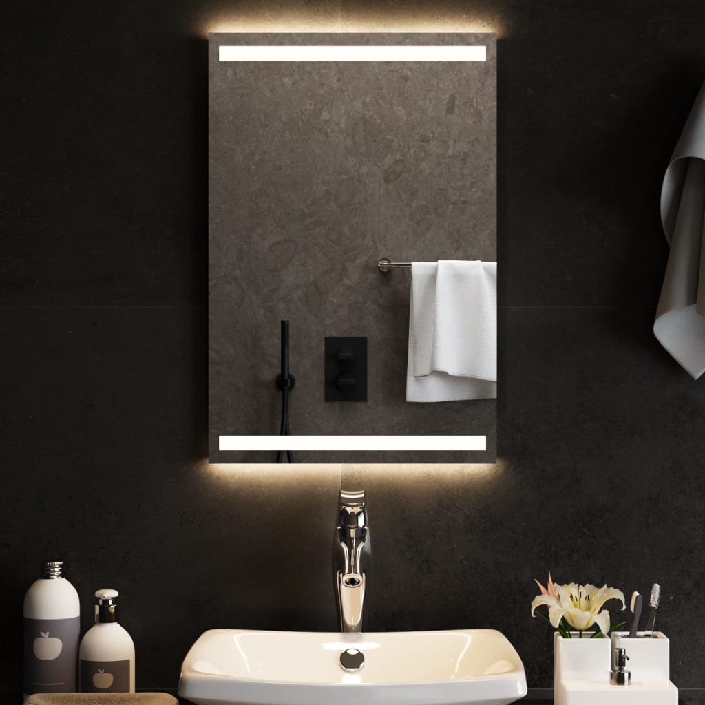 Badrumsspegel LED 40x60 cm