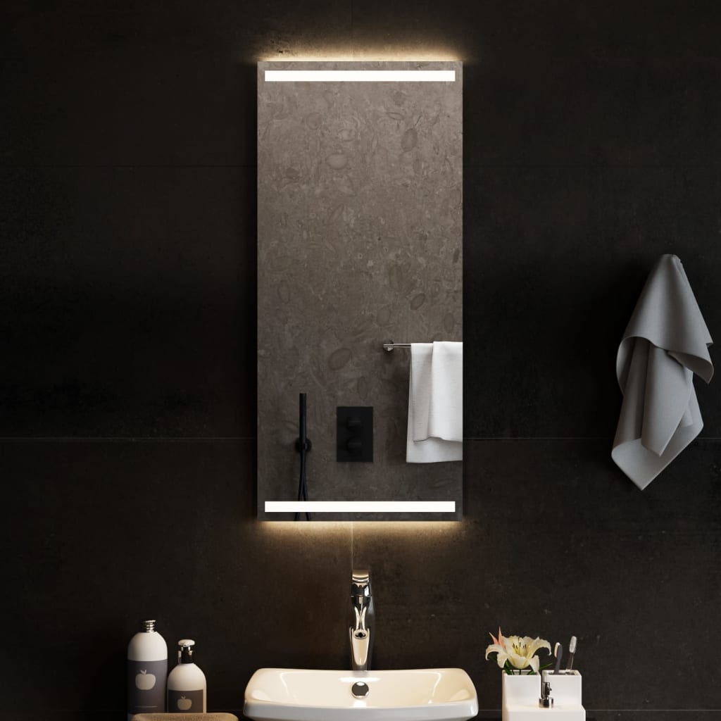Badrumsspegel LED 40x90 cm