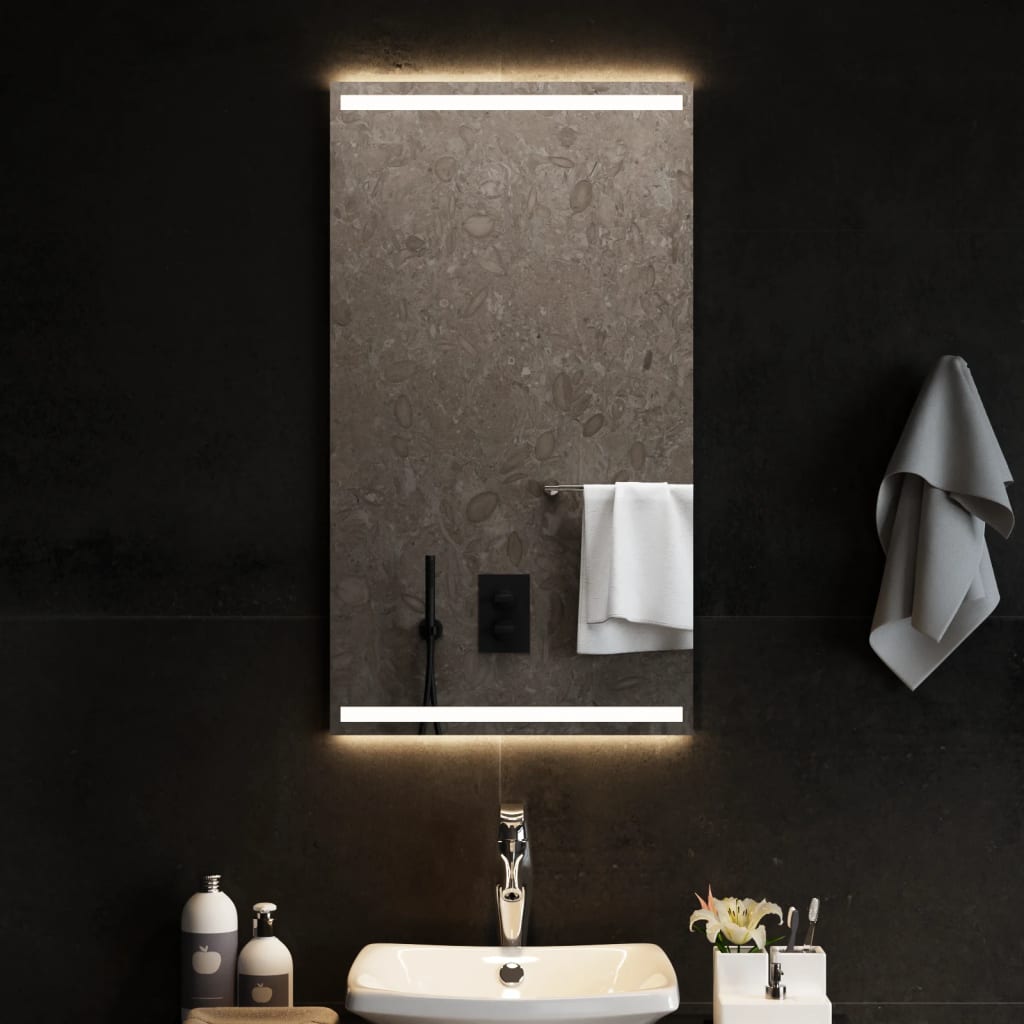 Badrumsspegel LED 50x90 cm