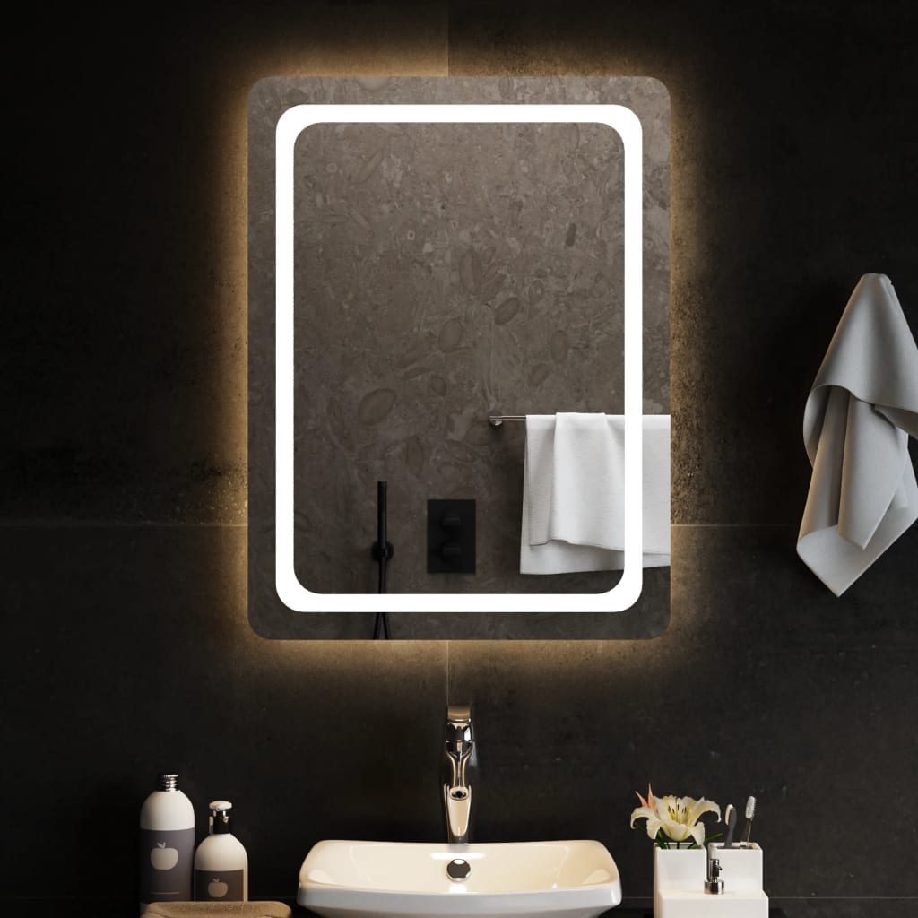 Badrumsspegel LED 60x80 cm