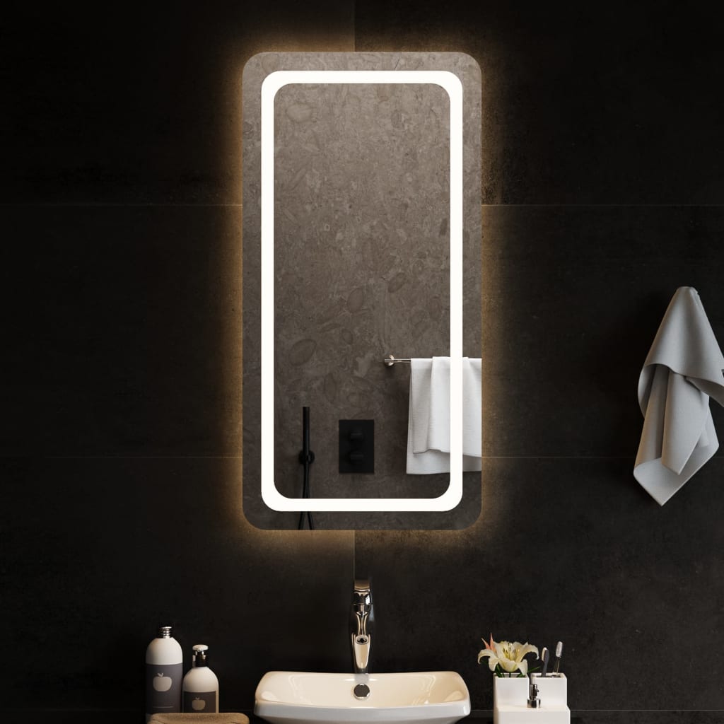 Badrumsspegel LED 50x100 cm