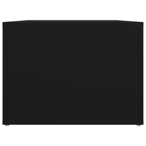 Soffbord svart 80x50x36 cm konstruerat trä