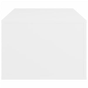 Soffbord vit 100x50,5x35 cm konstruerat trä