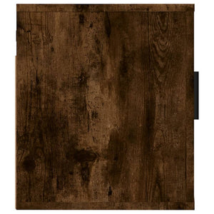 Väggmonterad tv-bänk rökfärgad ek 40x34,5x40 cm