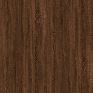 Väggmonterad tv-bänk brun ek 40x34,5x40 cm