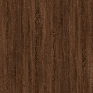 Väggmonterade tv-skåp 2 st brun ek 40x34,5x40 cm