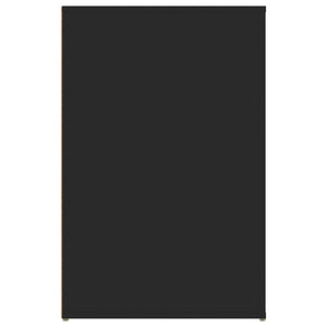 Skrivbord svart 100x49x75 cm konstruerat trä