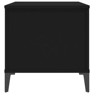 Soffbord svart 90x44,5x45 cm konstruerat trä