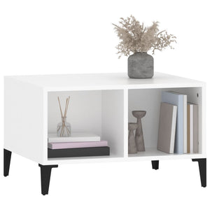Soffbord vit 60x50x36,5 cm konstruerat trä