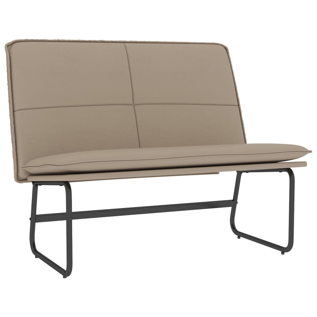 Bänk cappuccino 100x75x76 cm konstläder