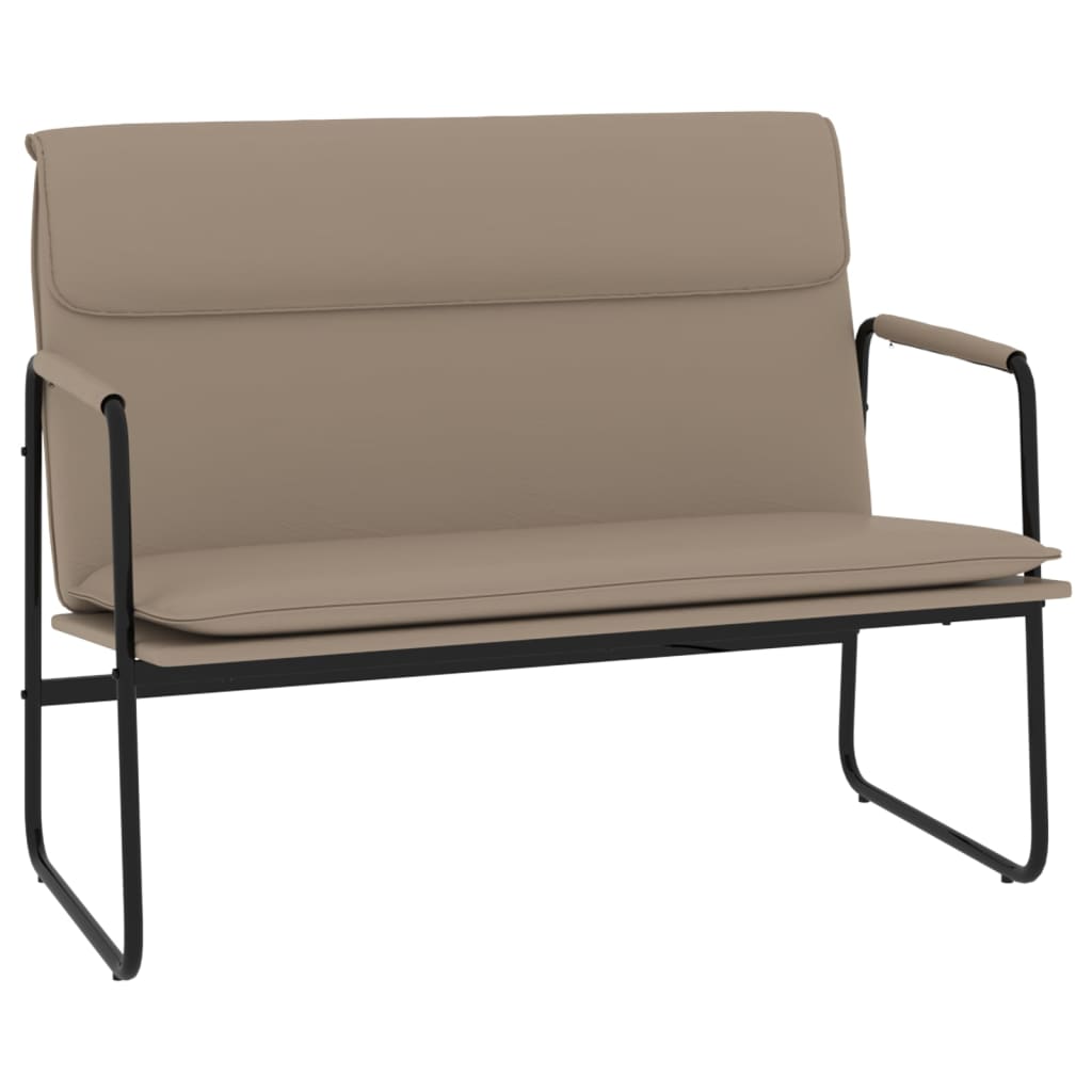 Bänk cappuccino 100x64x80 cm konstläder