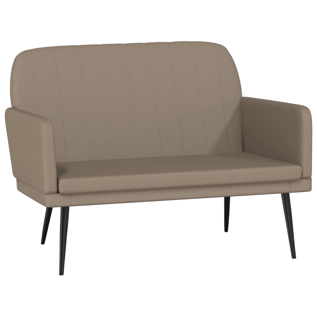 Bänk cappuccino 107x80x81 cm konstläder