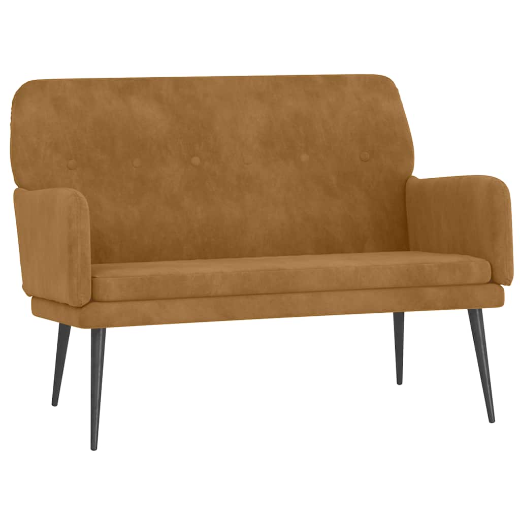 Bänk bun 108x79x79 cm sammet