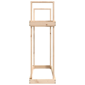 Vedställ 110x35x108,5 cm massiv furu