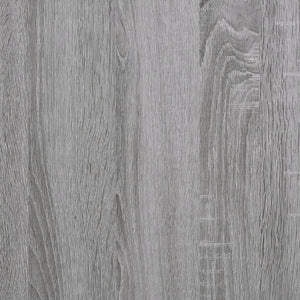 Badrumsmöbler set 4 delar grå sonoma konstruerat trä