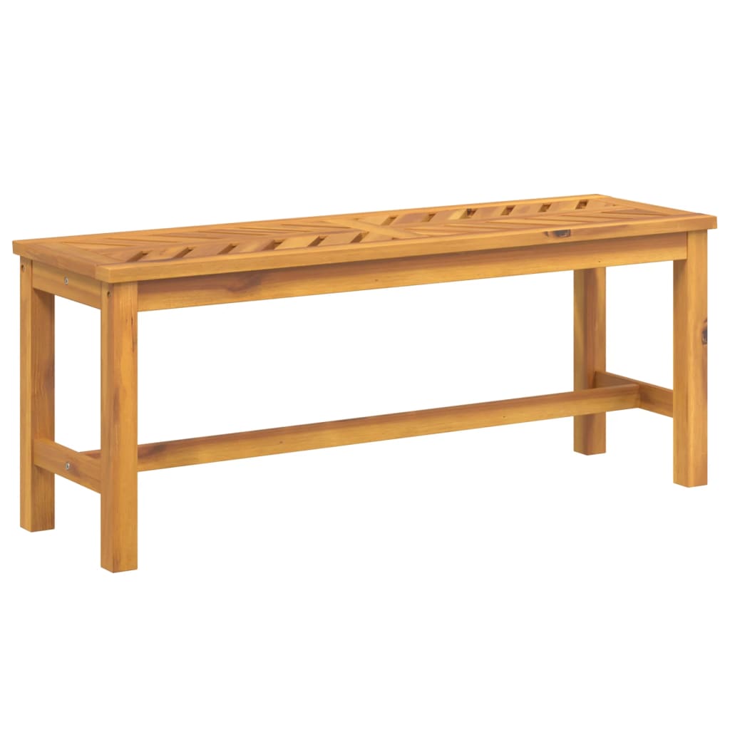 Trädgårdsbänk 110 cm massivt akaciaträ