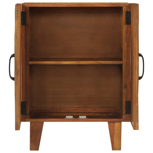 Handsnidat skåp 55x30x75 cm massivt återvunnet trä