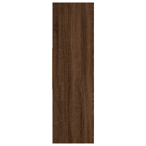 Bokhylla brun ek97,5x29,5x100 cm konstruerat trä