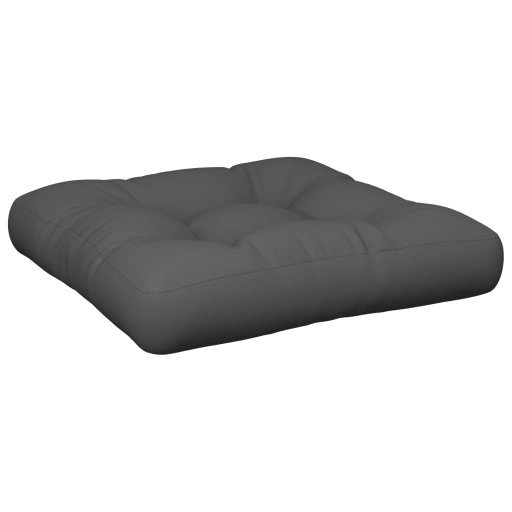 Palldyna antracit 50x50x12 cm tyg
