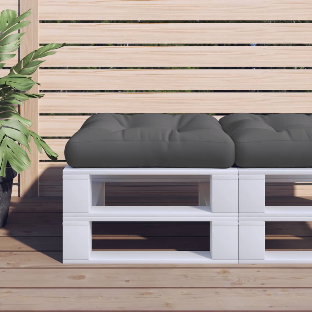 Palldyna antracit 50x50x12 cm tyg