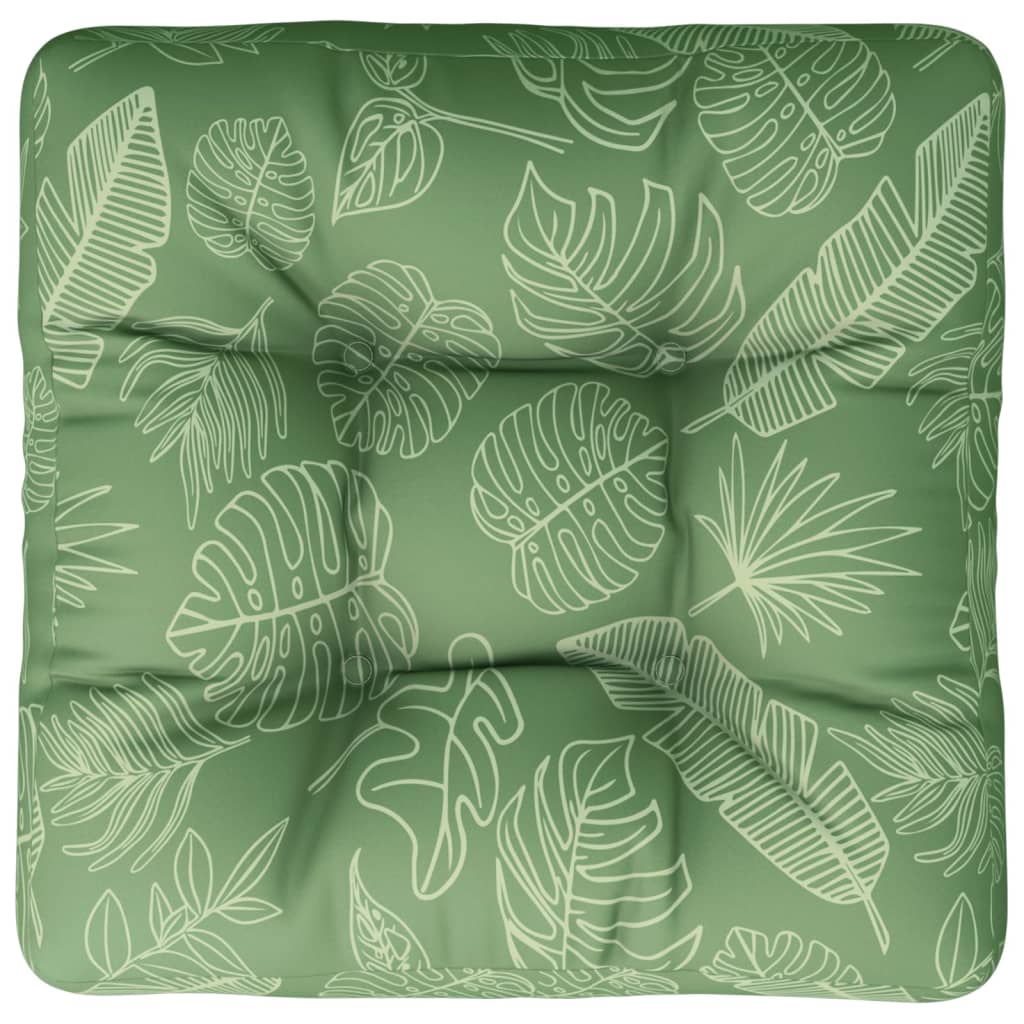 Palldyna bladmönster 60x60x12 cm tyg