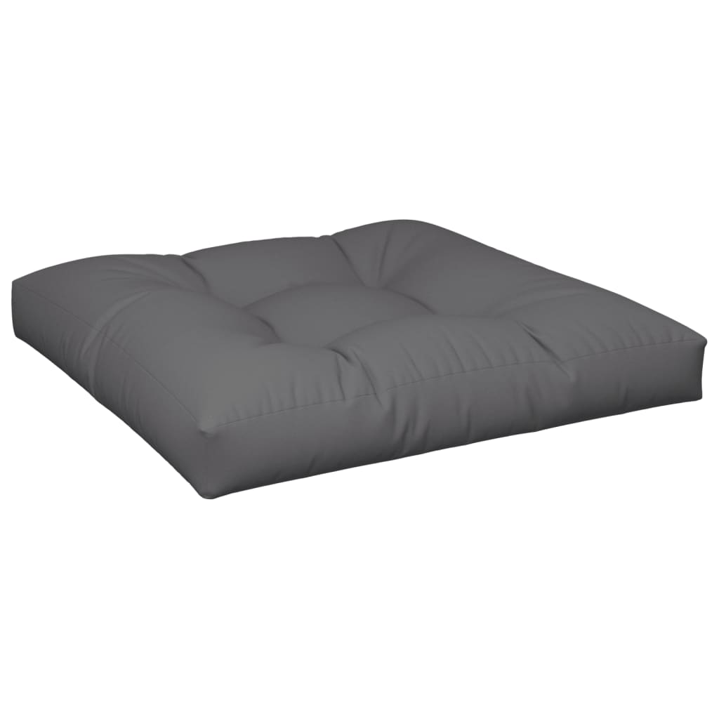 Palldyna antracit 70x70x12 cm tyg