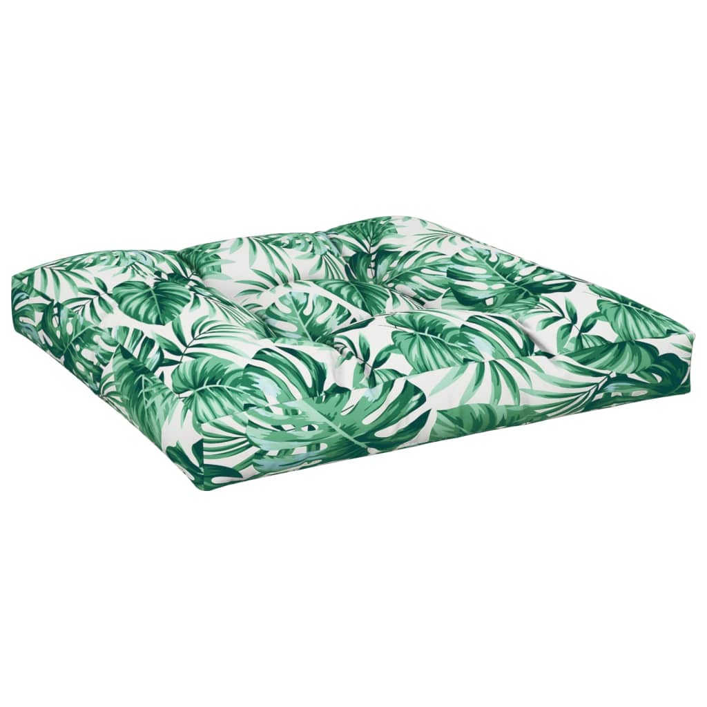 Palldyna bladmönster 80x80x12 cm tyg