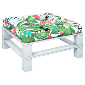 Palldyna flerfärgad 80x80x12 cm tyg