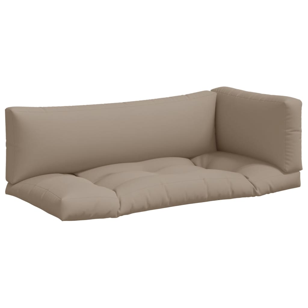 Palldynor 3 st taupe tyg