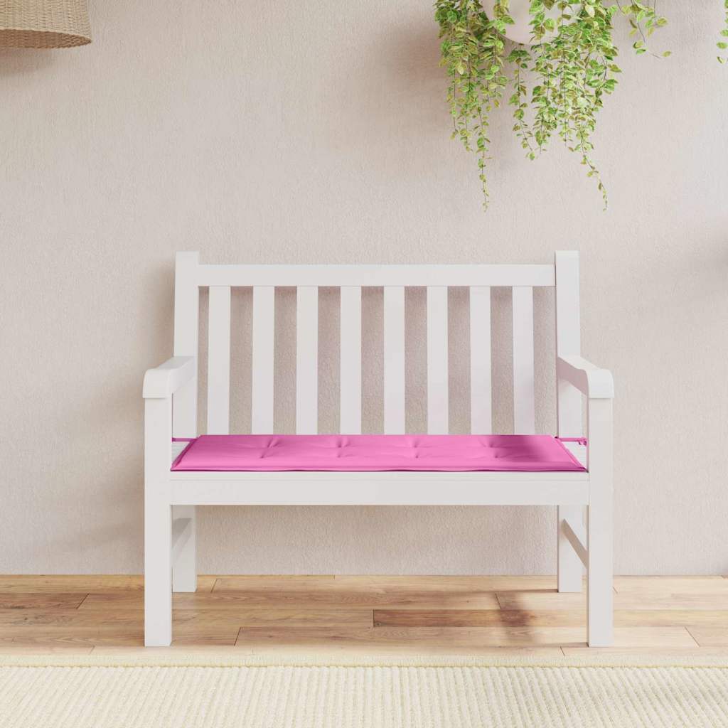 Stolskudde Oxford Tyg Rosa 120 x 50 x 3 cm