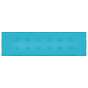 Trädgårdsbänk-kudde Turkos 180 x 50 x 4 cm Oxford tyg