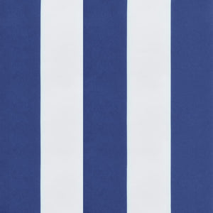 Stolsdynor 2 st blå&vit randig 50x50x7 cm oxfordtyg