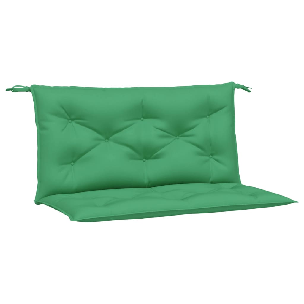 Bänkdynor för trädgården 2st grön 100x50x7cm oxfordtyg