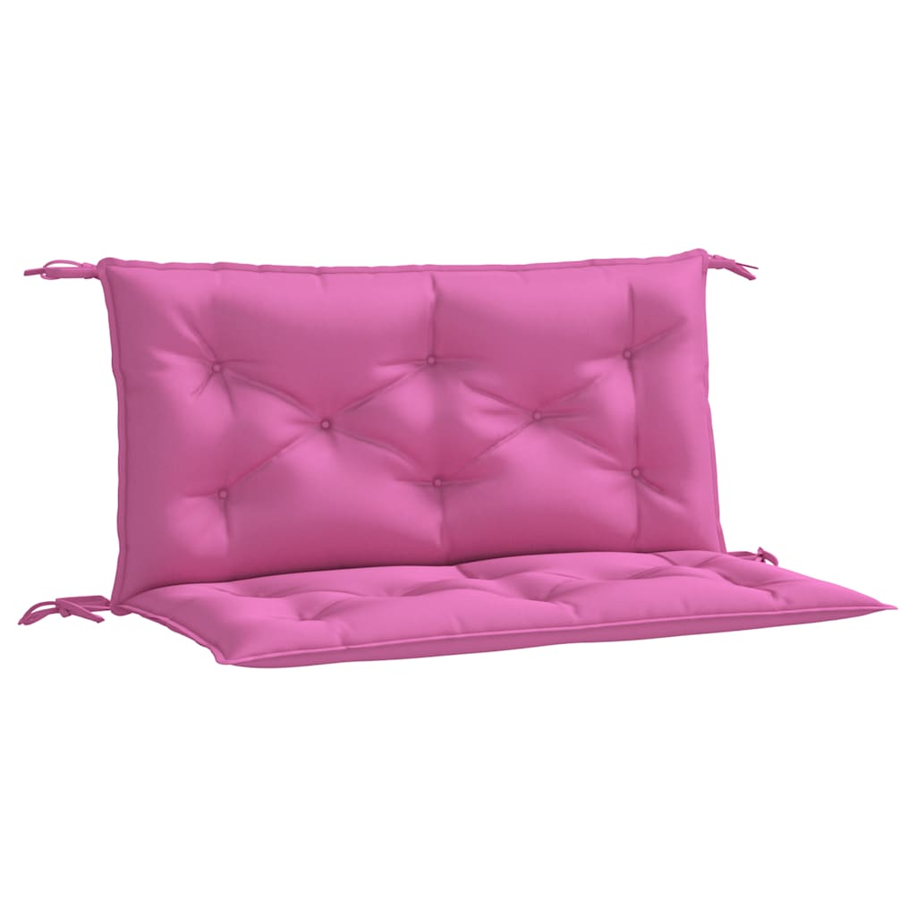 Bänkdynor 2 st rosa 100x50x7 cm tyg