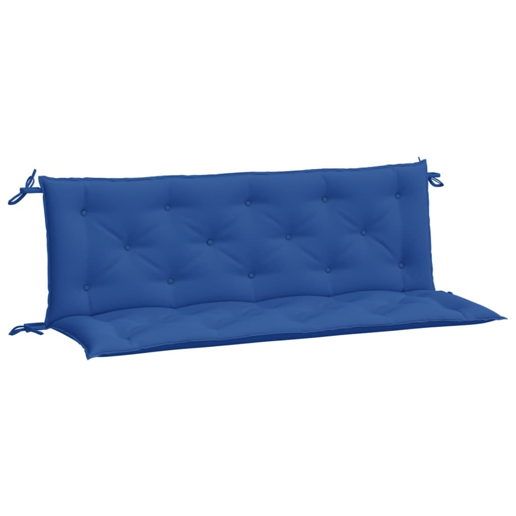 Bänkdynor för trädgården 2st blå 150x50x7cm oxfordtyg