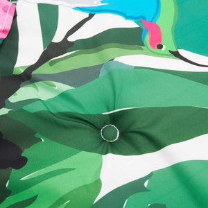 Stolsdynor för stolar med hög rygg 4 st flerfärgad oxfordtyg