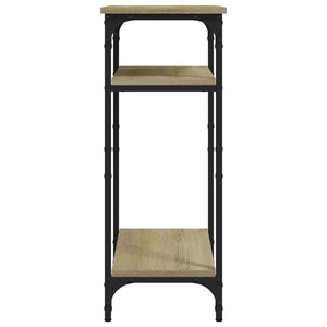 Soffbord sonoma-ek 40x30x75 cm konstruerat trä