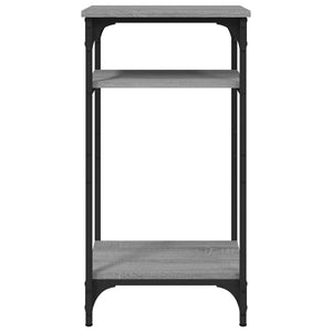 Sidobord grå sonoma 40x30x75 cm konstruerat trä