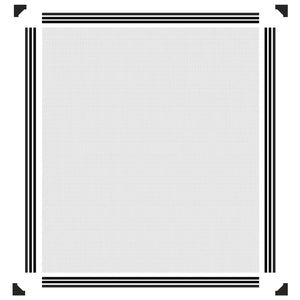 Magnetiskt insektsnät för fönster antracit 130x150 cm