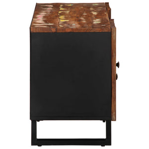 TV-skåp 105x33,5x46 cm massivt återvunnet och konstruerat trä