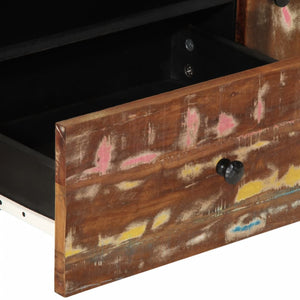 TV-skåp 105x33,5x46 cm massivt återvunnet och konstruerat trä