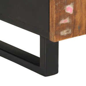 TV-skåp 105x33,5x46 cm massivt återvunnet och konstruerat trä