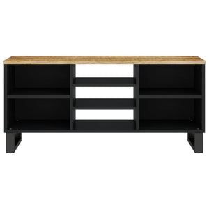 TV-skåp 100x33x46 cm massivt mangoträ och konstruerat trä